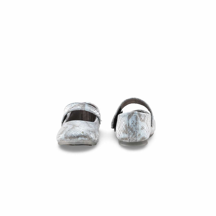 Girls Grey Fancy Pumps KD2632