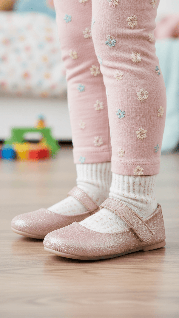 Girls Pink Fancy Pumps KD2633