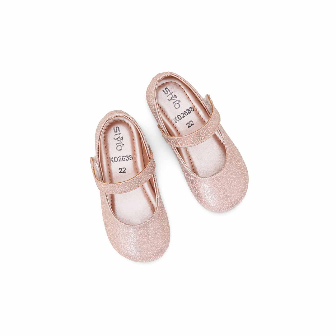 Girls Pink Fancy Pumps KD2633