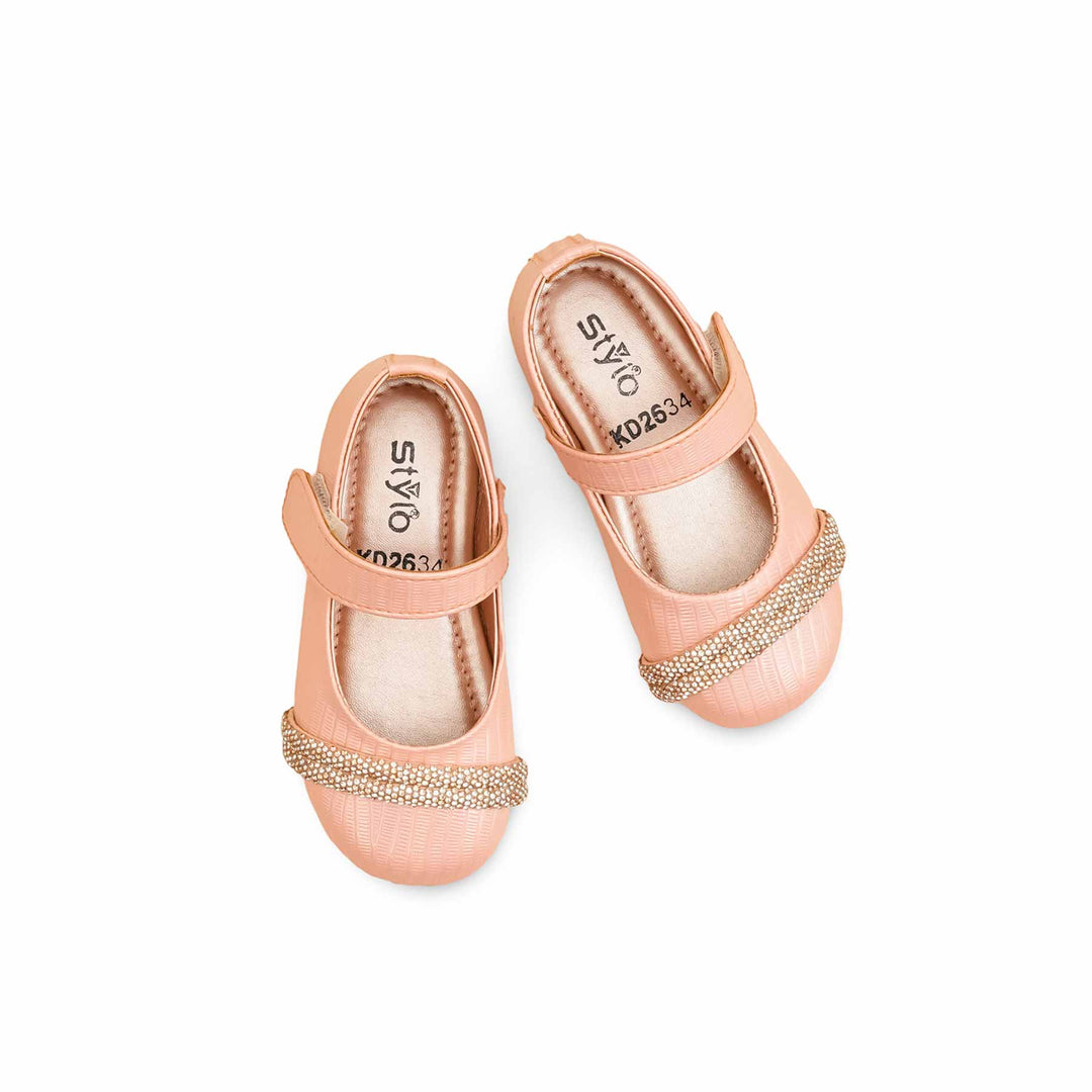Girls Pink Fancy Pumps KD2634
