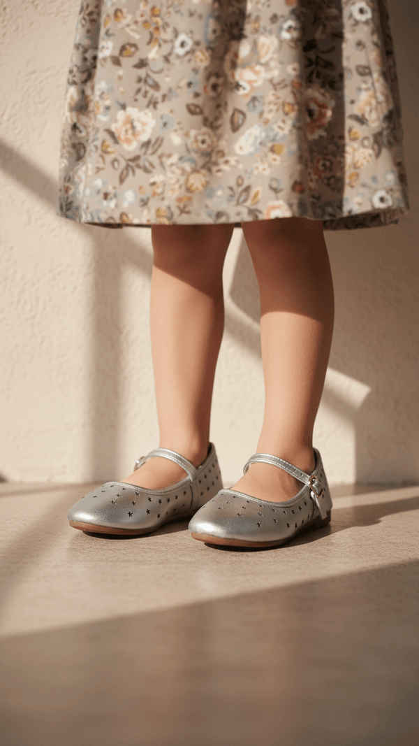 Girls Sky Blue Casual Pumps KD2640