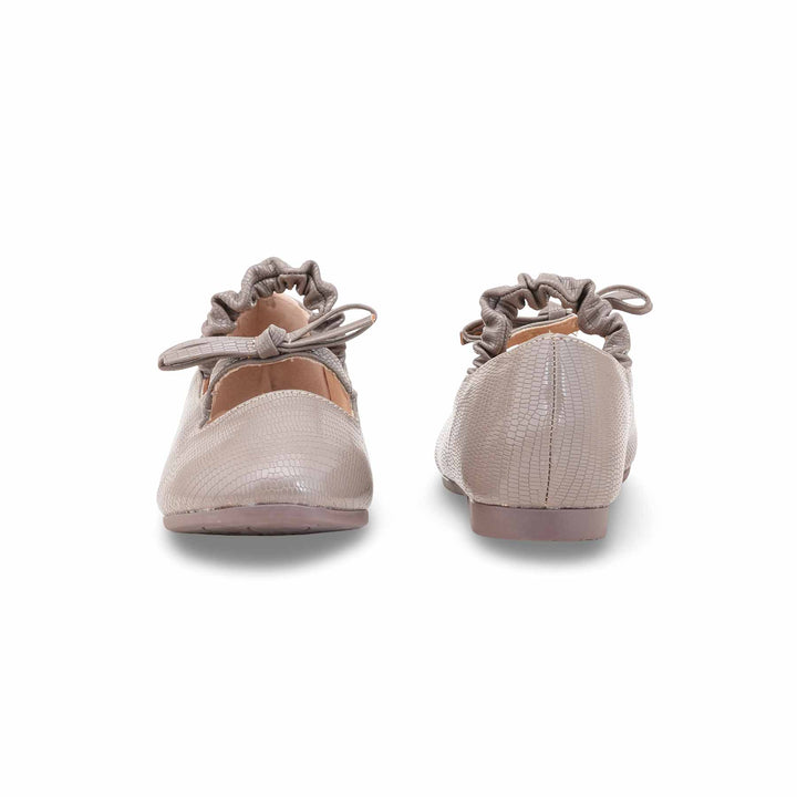 Girls Brown Casual Pumps KD2641