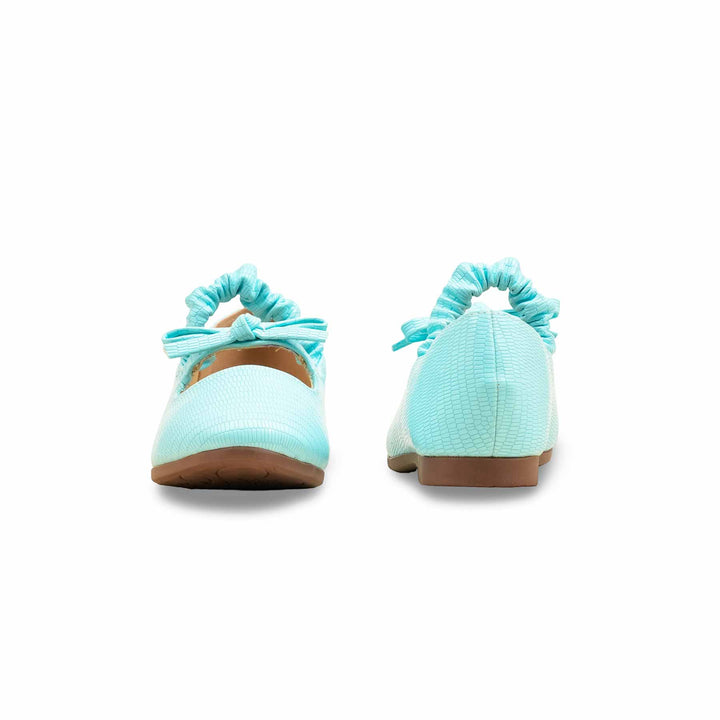 Girls Sky Blue Casual Pumps KD2641