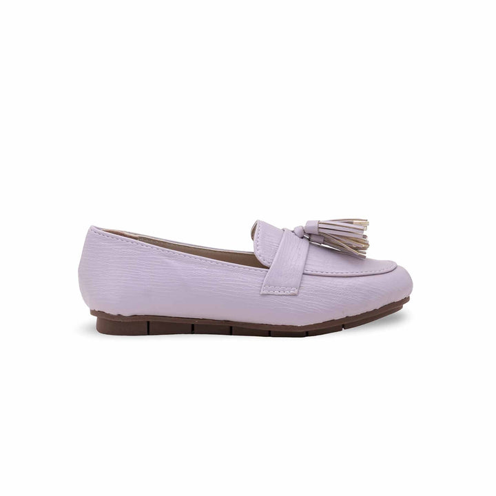 Girls Lilac Formal Pumps KD2642