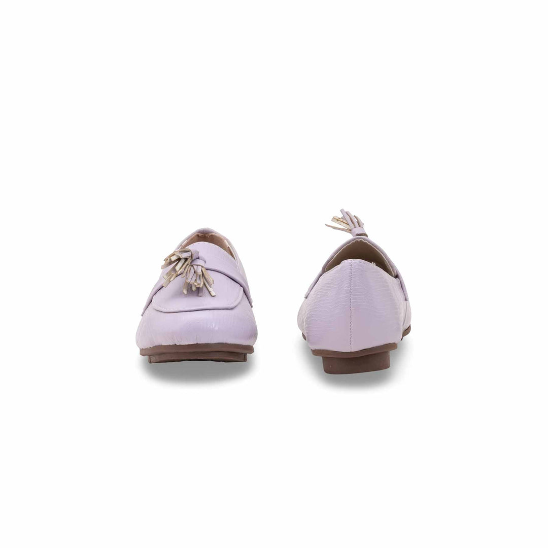 Girls Lilac Formal Pumps KD2642