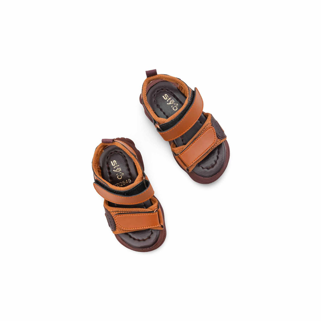 Boys Brown Casual Sandal KD2649