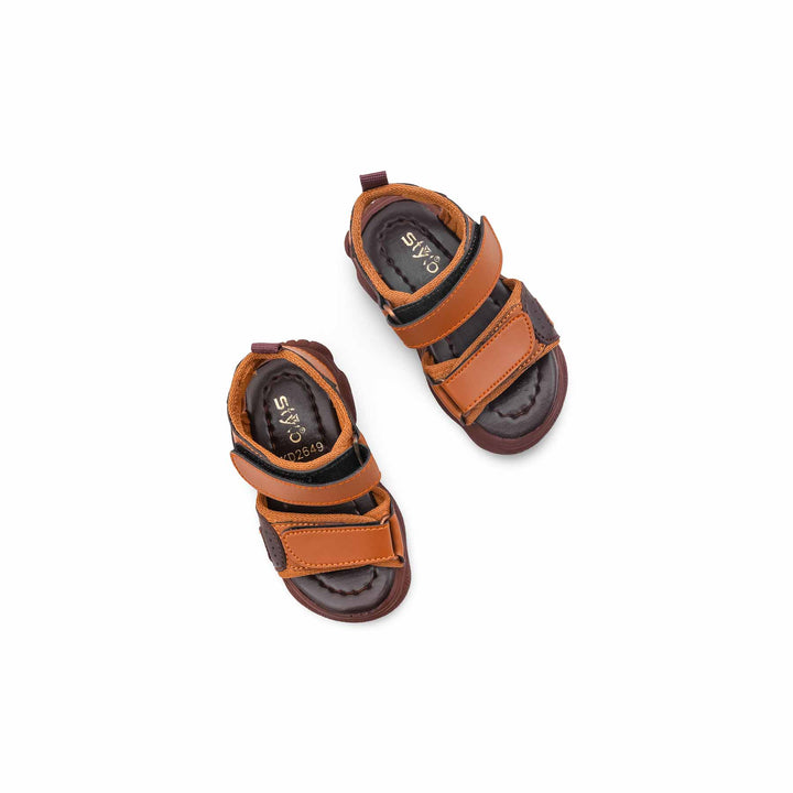Boys Brown Casual Sandal KD2649