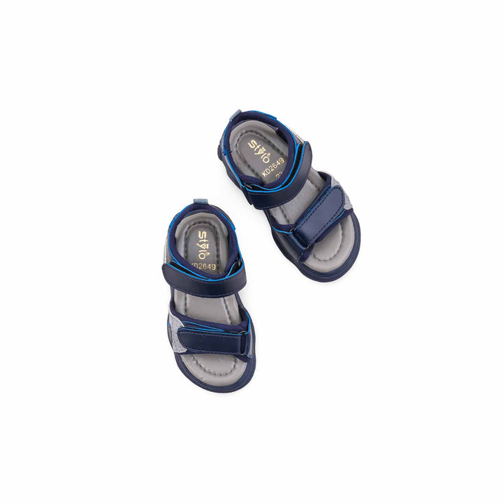 Boys Navy Casual Sandal KD2649