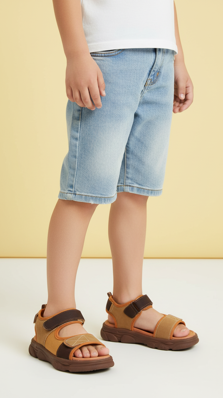 Boys Brown Casual Sandal KD2650