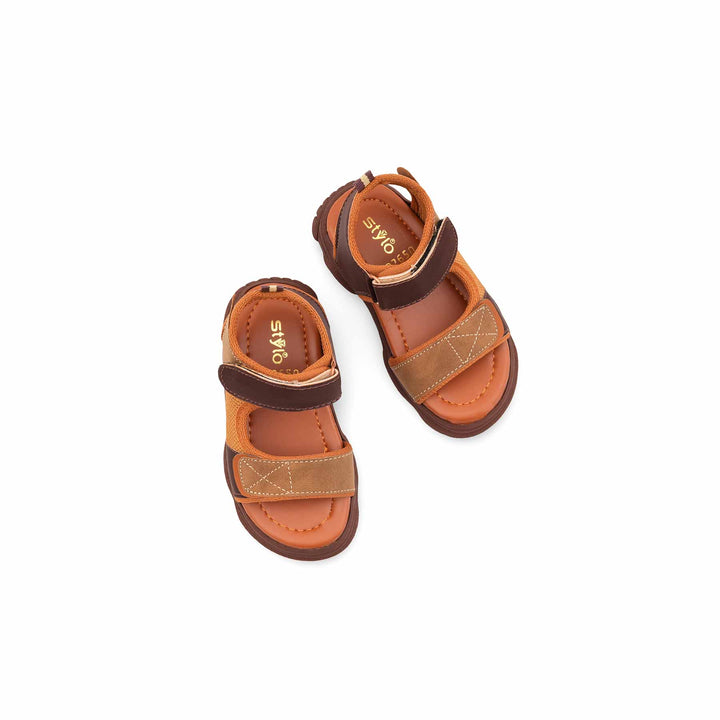 Boys Brown Casual Sandal KD2650