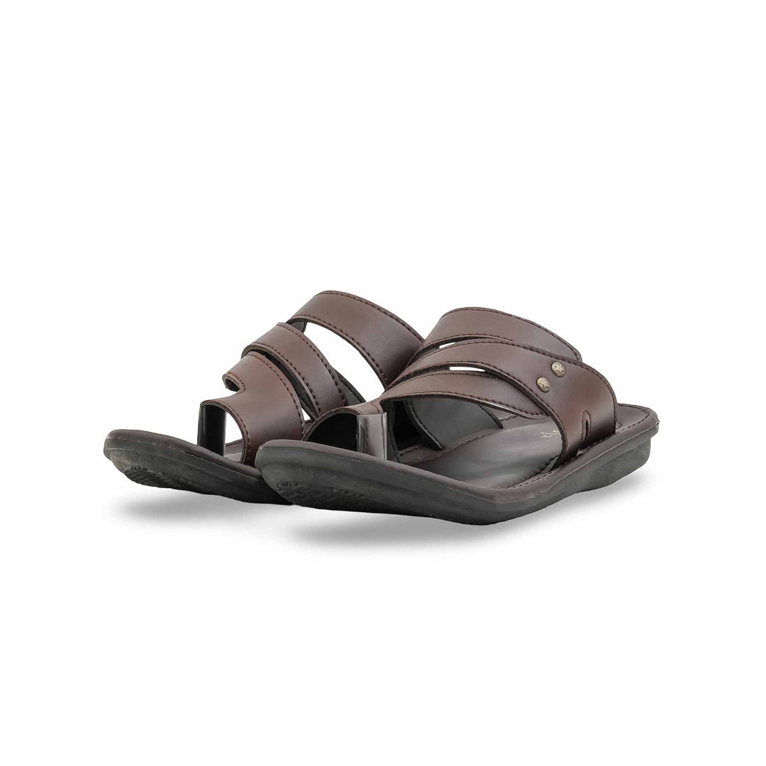 Boys Coffee Formal Slipper KD2654