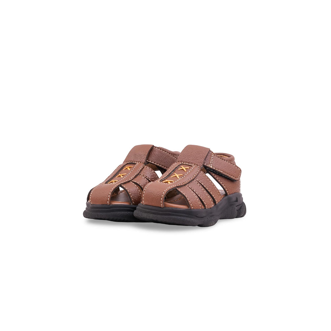 Boys Mustard Formal Sandal KD2655