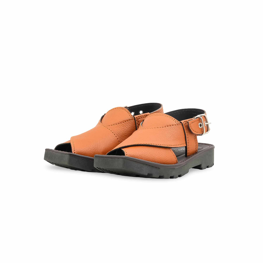 Boys Mustard Peshawari Chappal KD2656