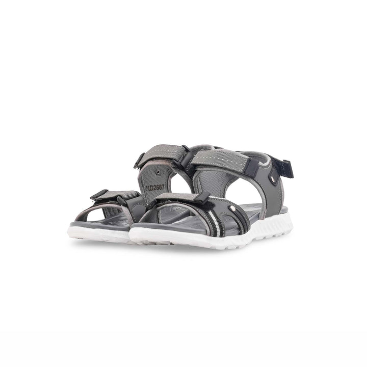Boys Grey Casual Sandal KD2667