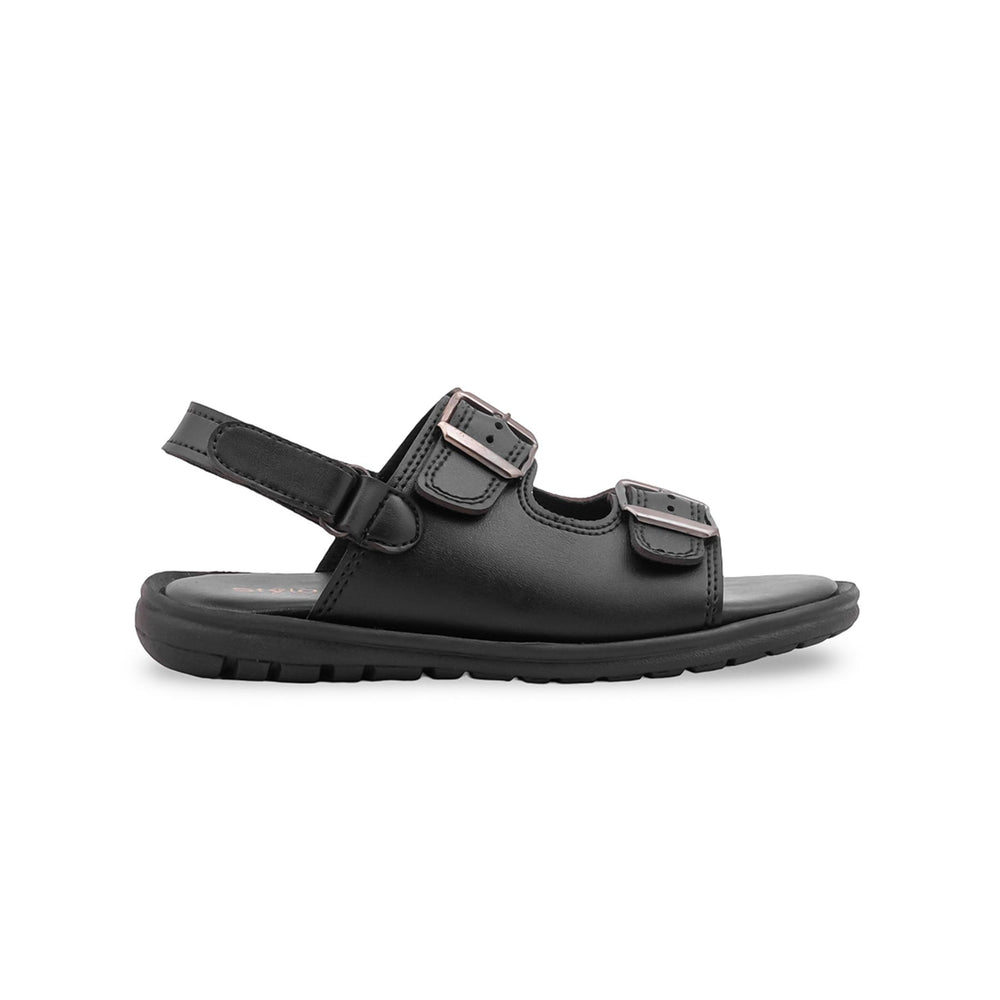 Boys Black Formal Sandal KD2673
