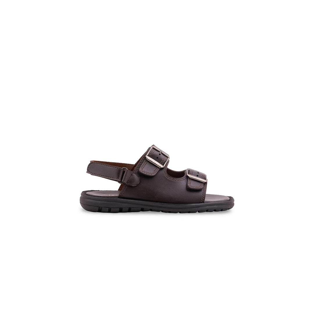 Boys Brown Formal Sandal KD2673