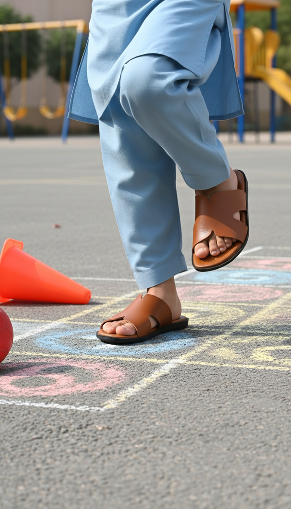 Boys Mustard Formal Slipper KD2674