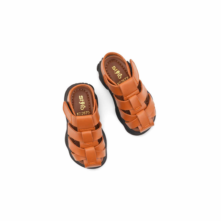 Boys Mustard Formal Sandal KD2677