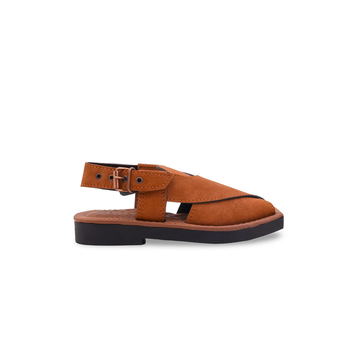 Boys Mustard Peshawari Chappal KD2682