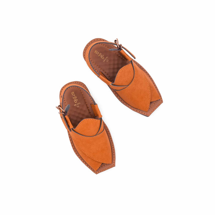 Boys Mustard Peshawari Chappal KD2682