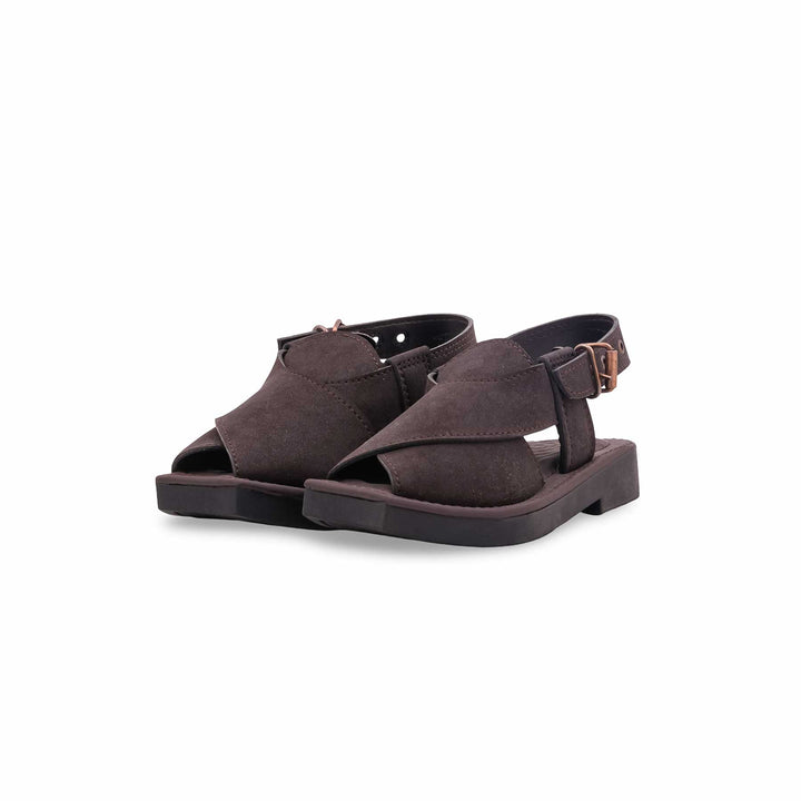 Boys Coffee Peshawari Chappal KD2682