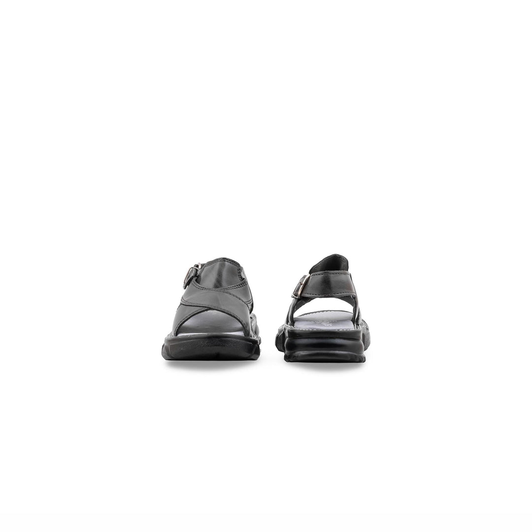 Boys Grey Formal Sandal KD2691