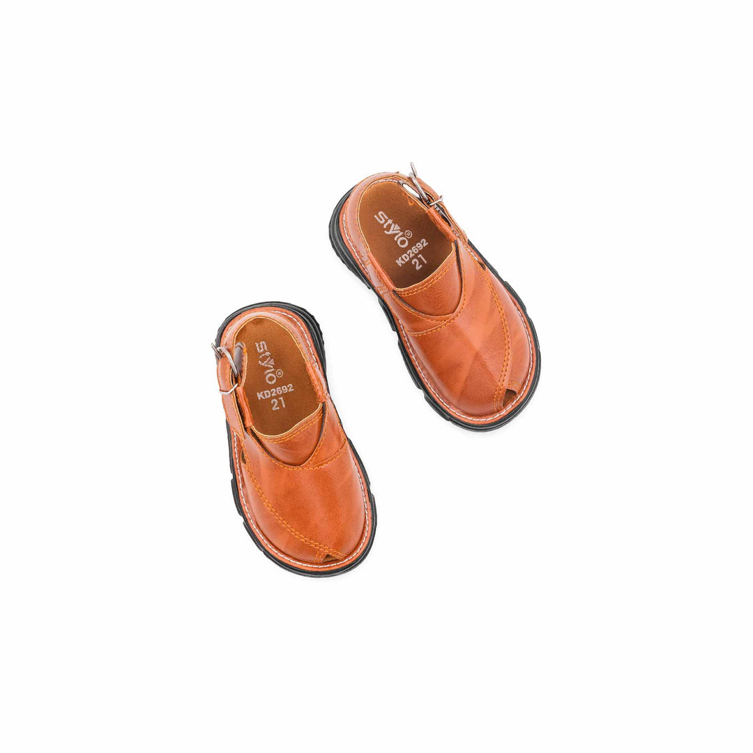 Boys Mustard Peshawari Chappal KD2692