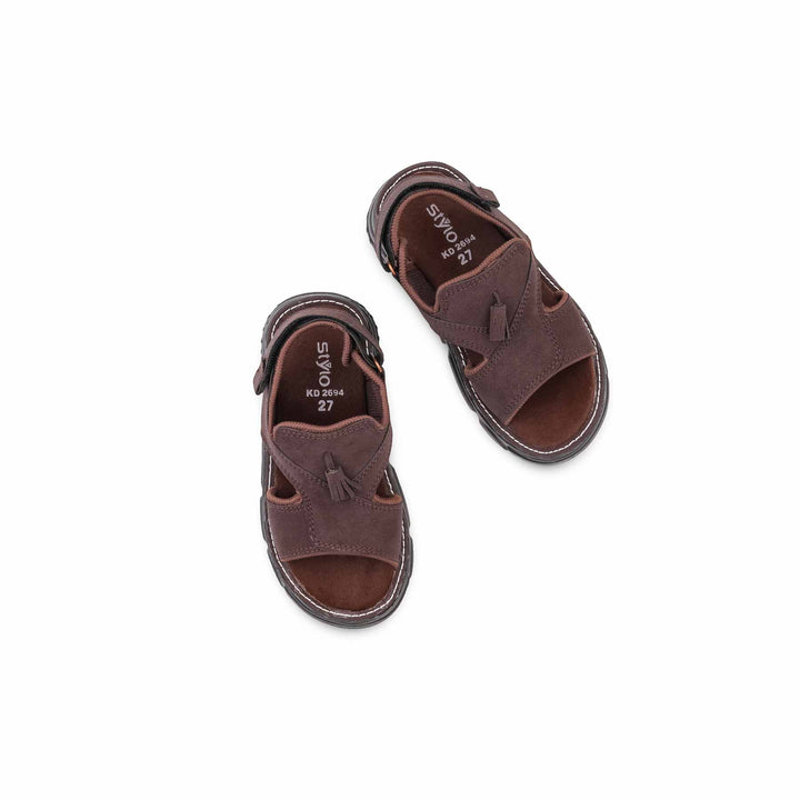 Boys Coffee Formal Sandal KD2694