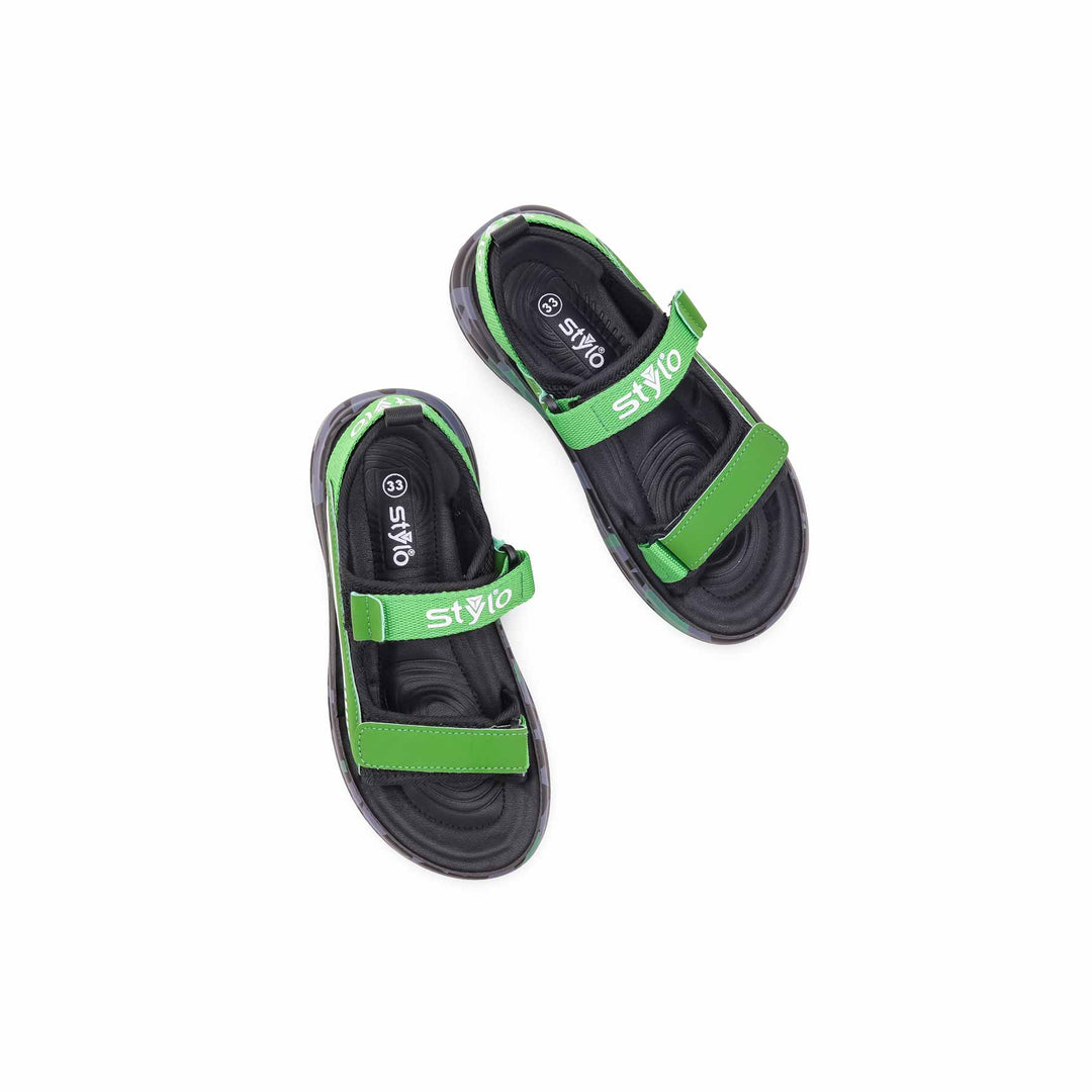 Boys Olive Formal Sandal KD2706