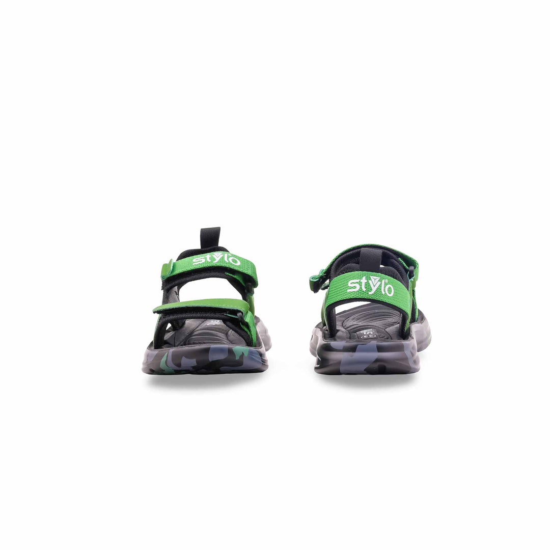 Boys Olive Formal Sandal KD2706