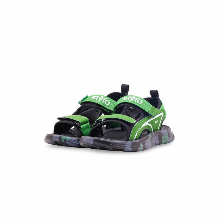 Boys Olive Formal Sandal KD2706
