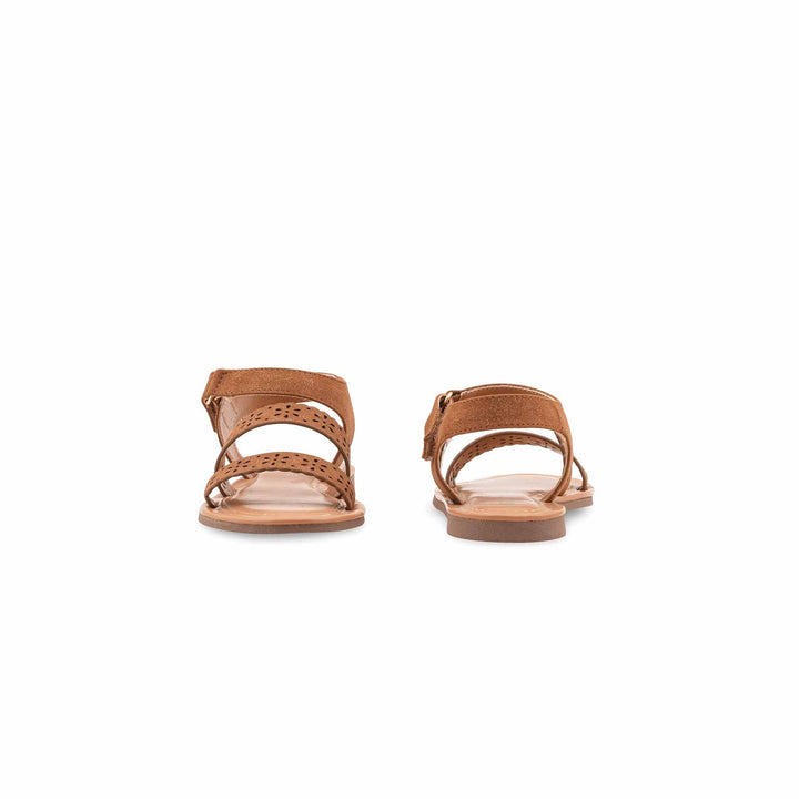 Girls Brown Casual Sandal KD2708