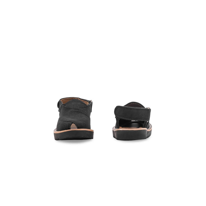 Boys Black Peshawari Chappal KD2733