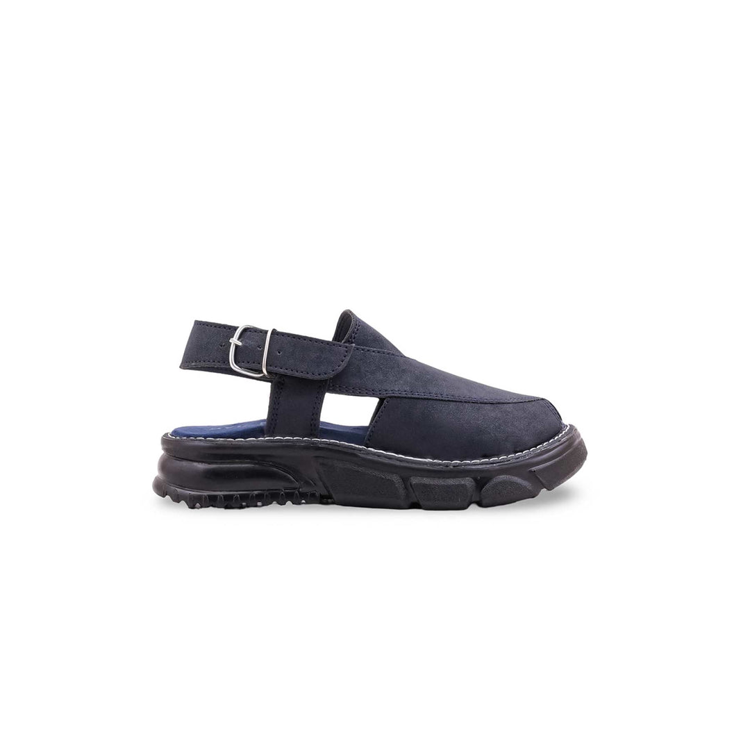 Boys Navy Peshawari Chappal KD2735