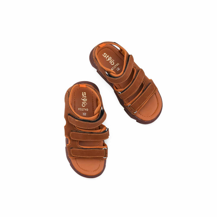 Boys Brown Casual Sandal KD2740