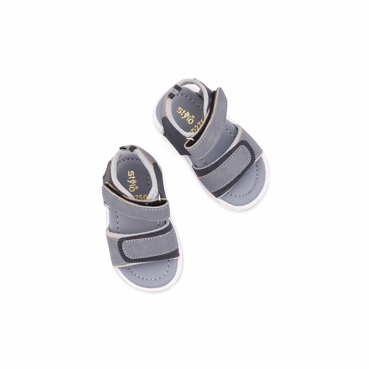 Babies Grey Casual Sandal KD2750