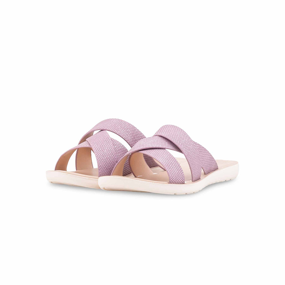 Girls Lilac Casual Slipper KD2764