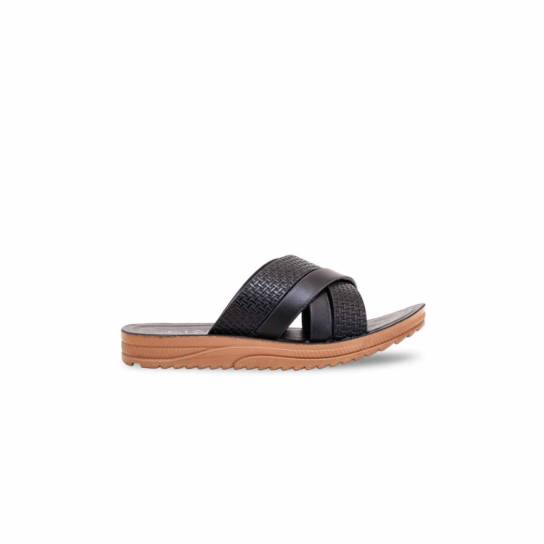 Boys Black Formal Slipper KD4701