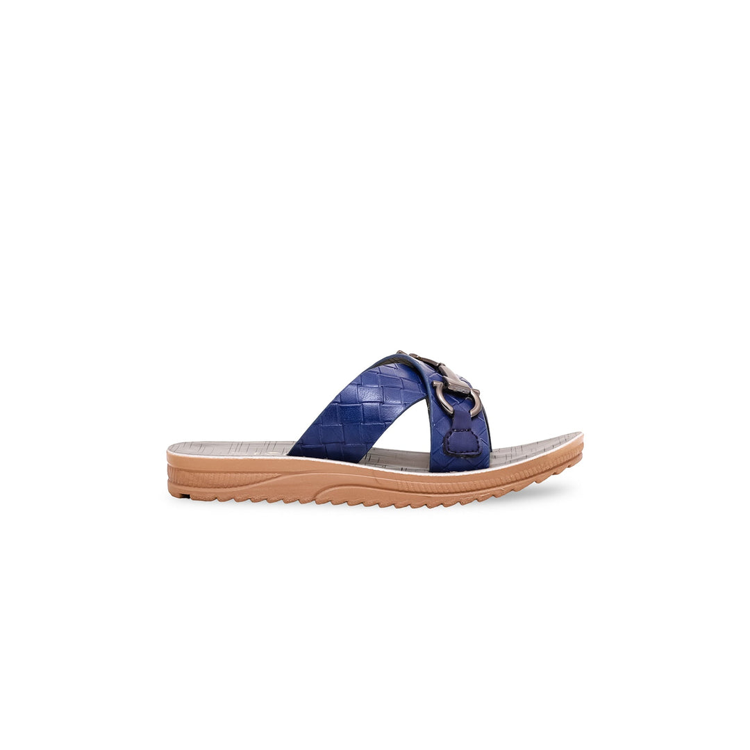 Boys Blue Formal Slipper KD4702