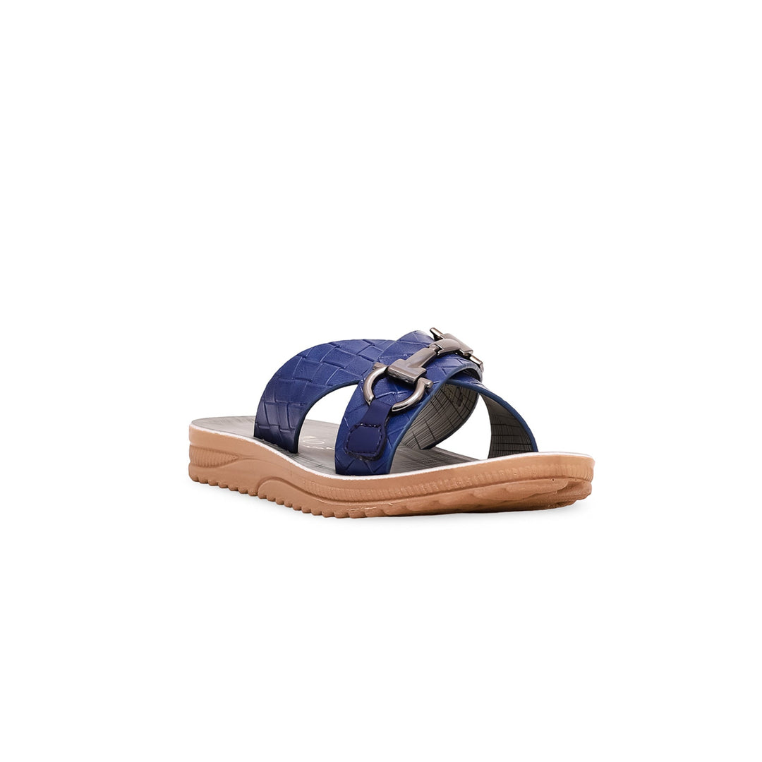 Boys Blue Formal Slipper KD4702