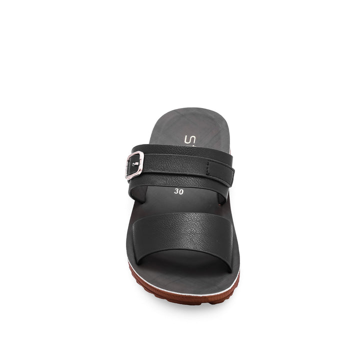 Boys Black Formal Slipper KD4704