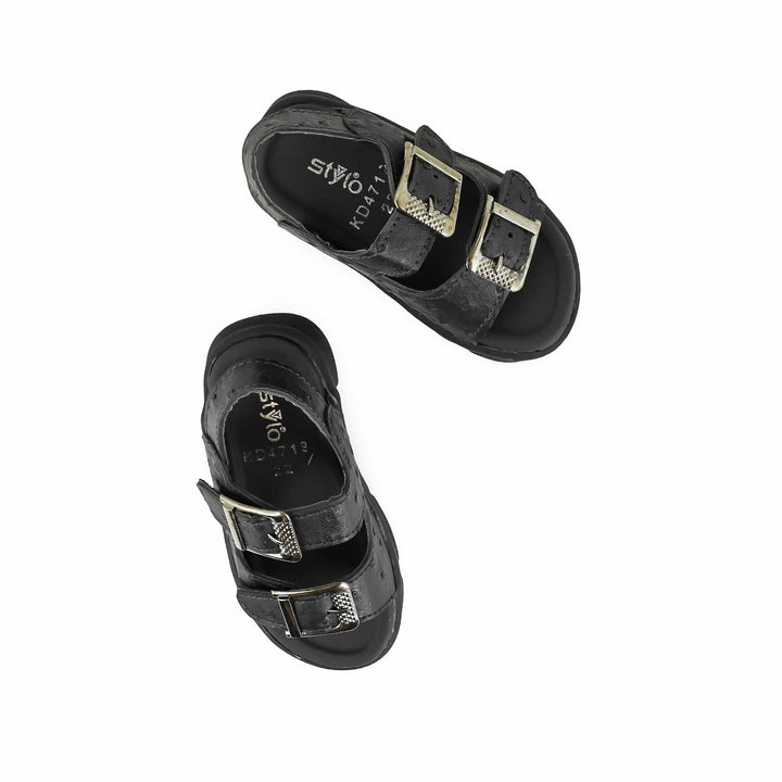 Boys Black Formal Sandal KD4719
