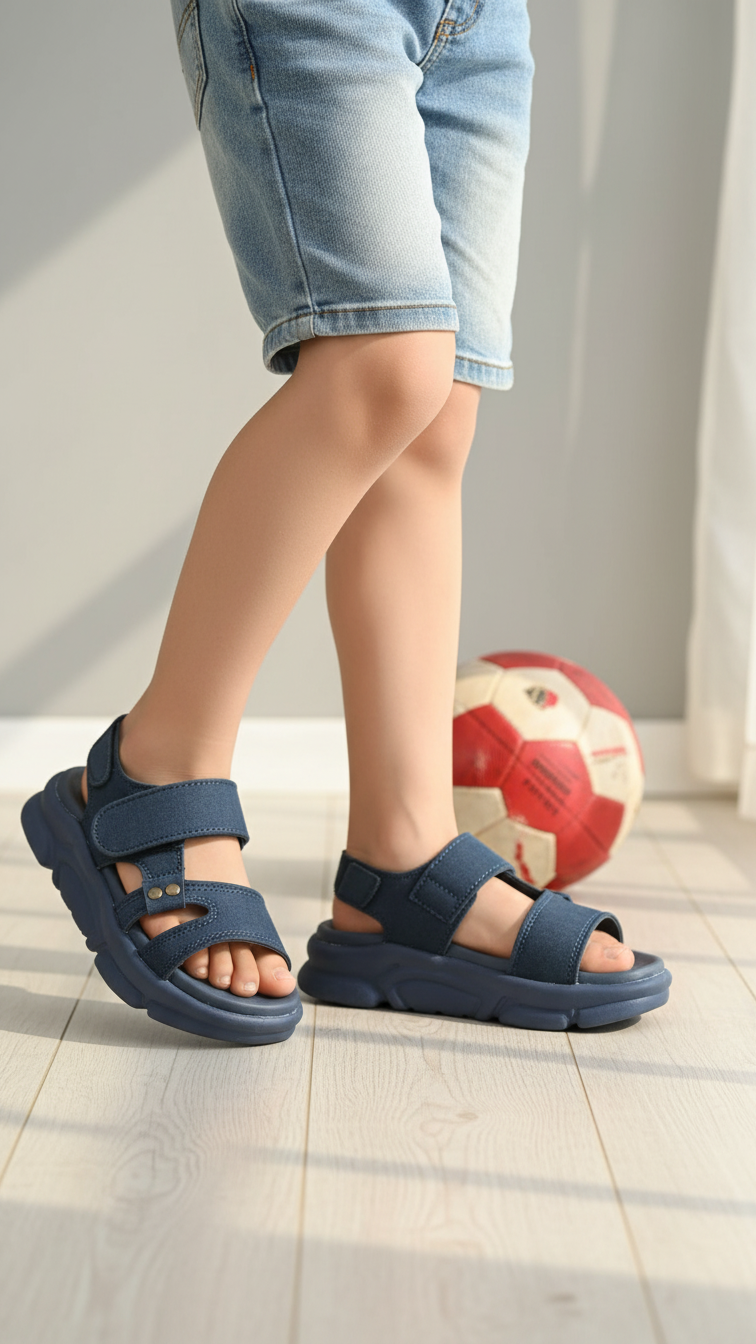 Boys Navy Casual Sandal KD4721