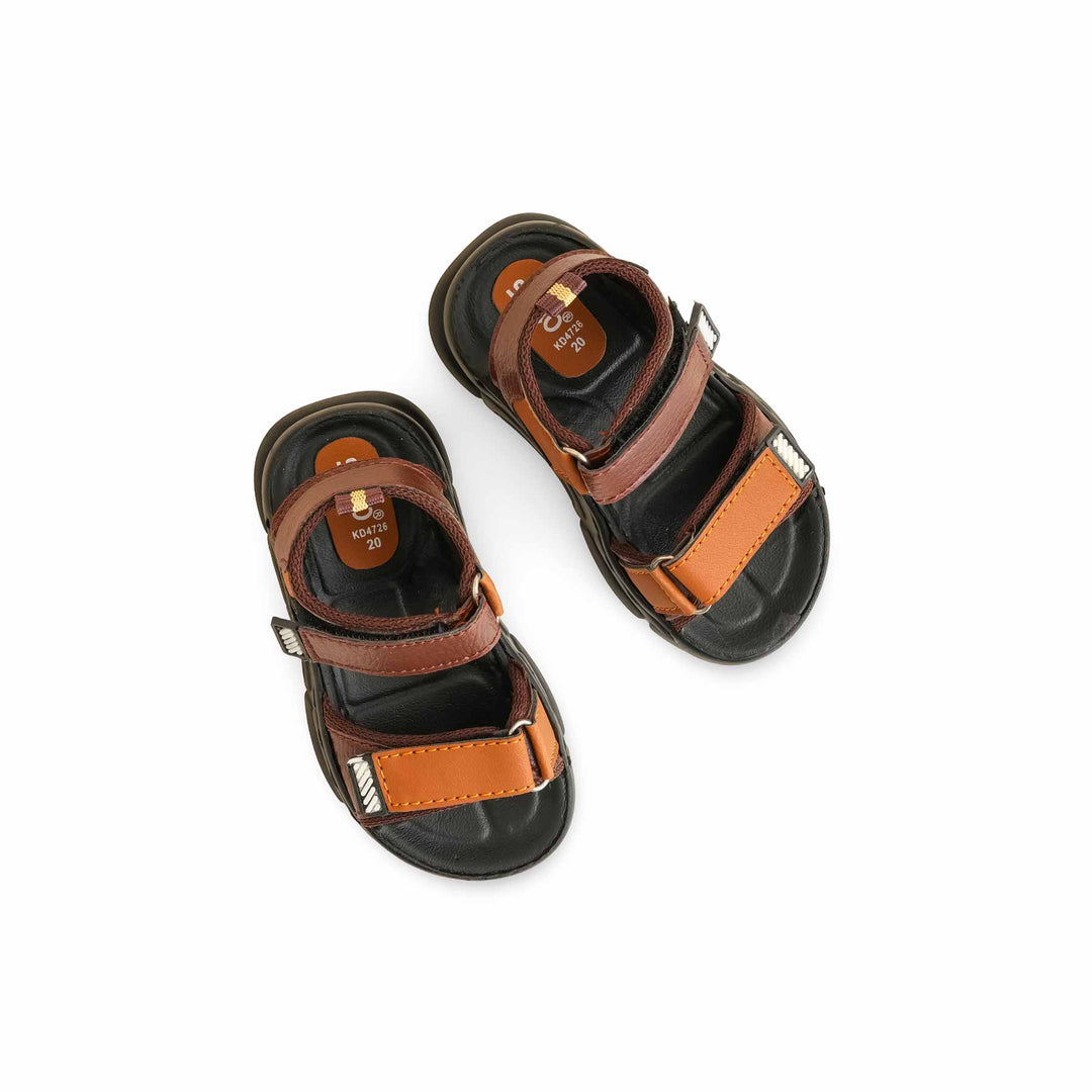 Boys Brown Casual Sandal KD4726