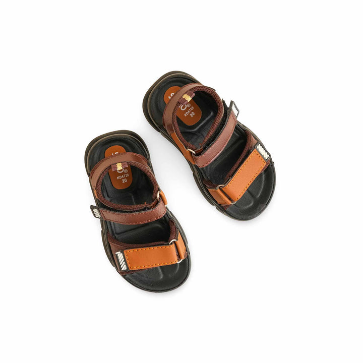 Boys Brown Casual Sandal KD4726