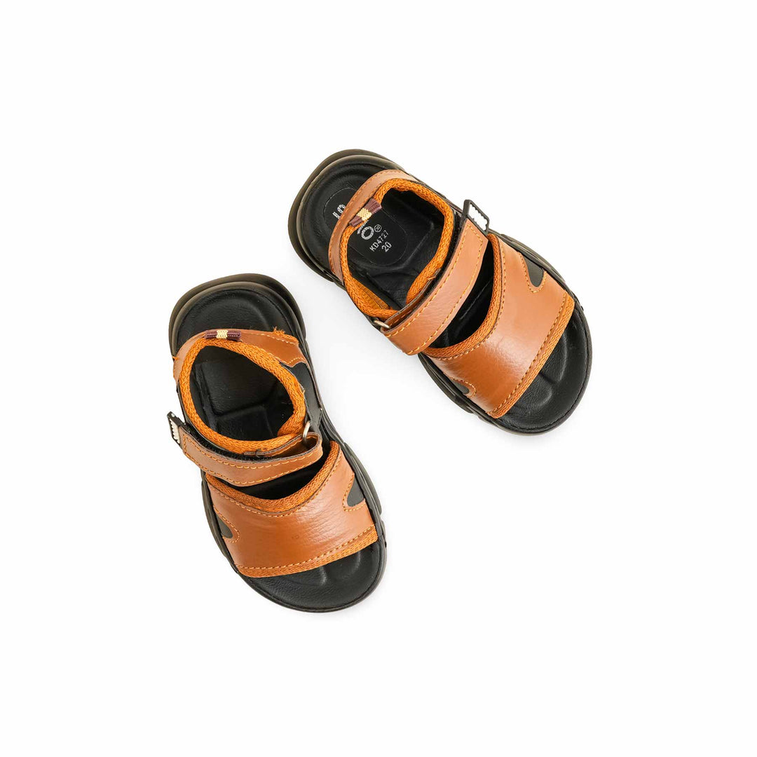 Boys Brown Casual Sandal KD4727