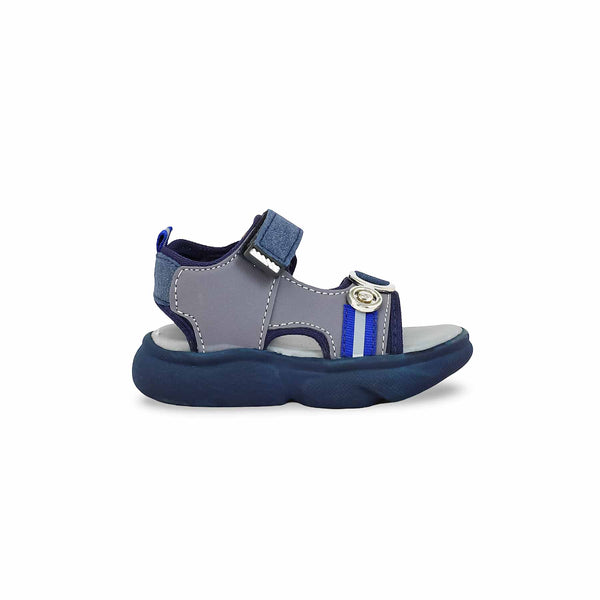 Boys Grey Formal Sandal KD4734