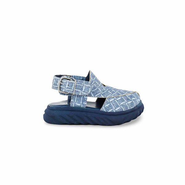 Boys Denim Peshawari Chappal KD4740
