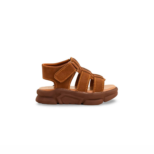Boys Brown Formal Sandal KD4741