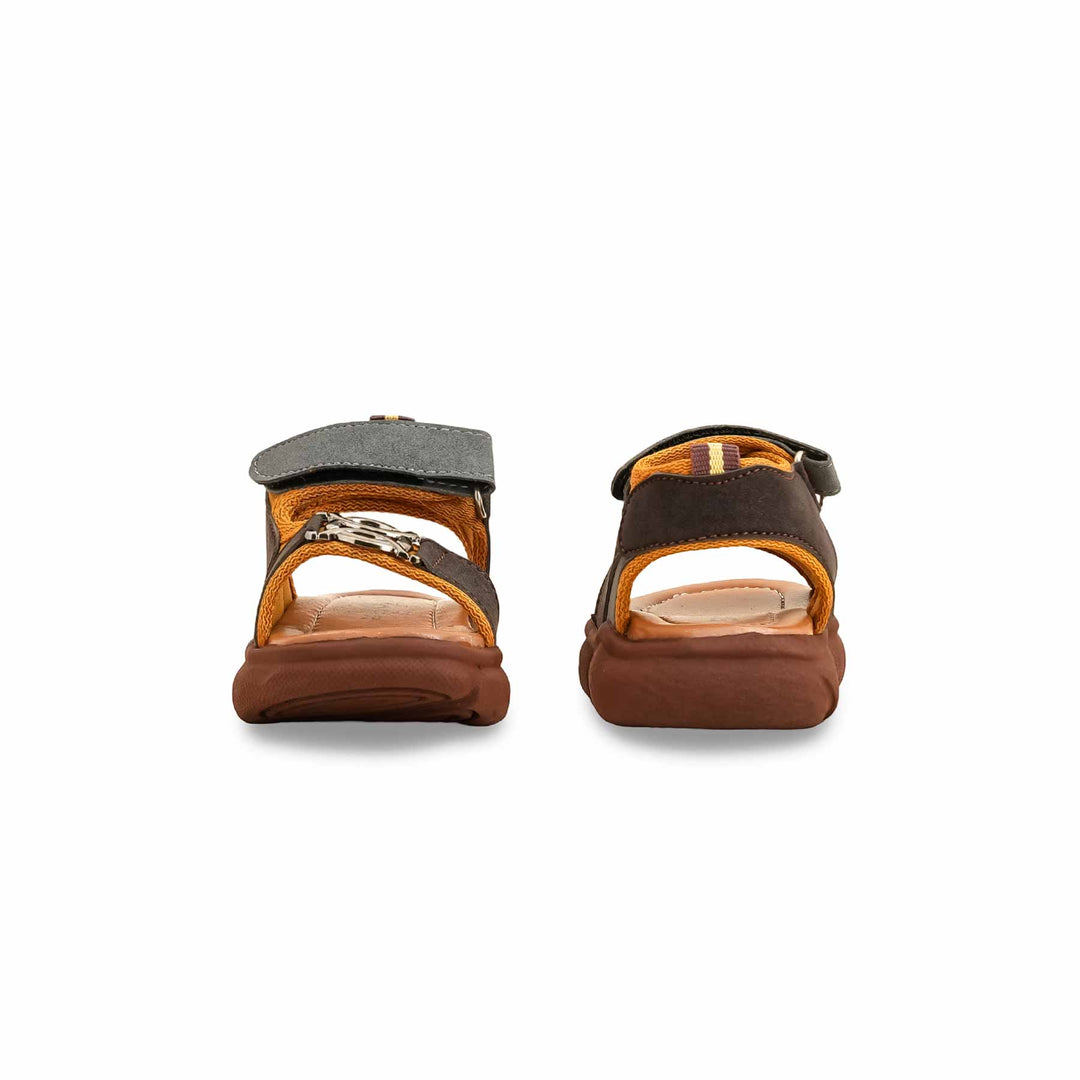 Boys Brown Formal Sandal KD4742